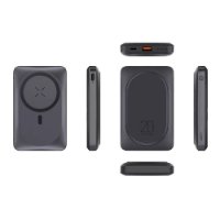 Mobilni USB polnilec VEGER MagOn Pro, magnetni, 10000 mAh, črni