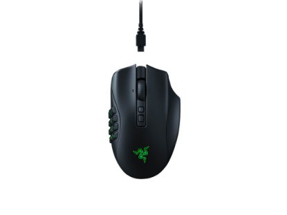 Miška RAZER Naga V2 Pro, RGB, optična, 30.000 DPI, brezžična, črna