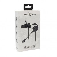 slušalke WHITE SHARK GE-537 Blackbird, in-ear, črne
