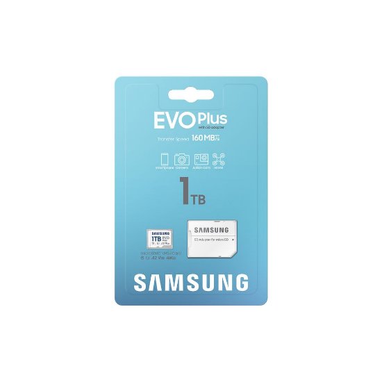 Pomnilniška kartica SAMSUNG, MicroSDXC, 1TB  EVO Plus, MB-MC1T0SA/EU, class 10