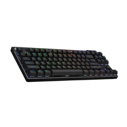 Tipkovnica LOGITECH G Pro X TKL LIGHTSPEED, mehanička, brezžična, RGB, črna
