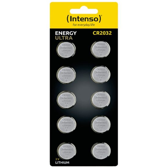 Baterije INTENSO CR2032, litijeve, 3 V, 220 mAh, 10 kosov