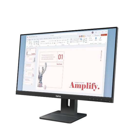 Monitor 23,8" LENOVO ThinkVision E24-40, FHD, IPS, 100Hz, 6ms, 250cd/m2, pivot, zvočniki, črn