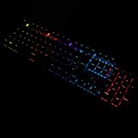 Tipkovnica EPOCH Rhea, RGB, mehanička, crveni switch, UK/SLO/HR layout, črna, USB