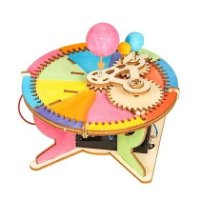 STEM set SATZUMA Make Your Own Wooden Earth Orbit, STEM-E100