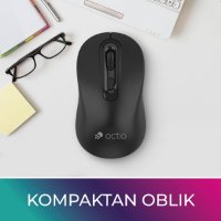 OCTIO Style M280W – Optična brezžična miška, 1600?DPI, črna