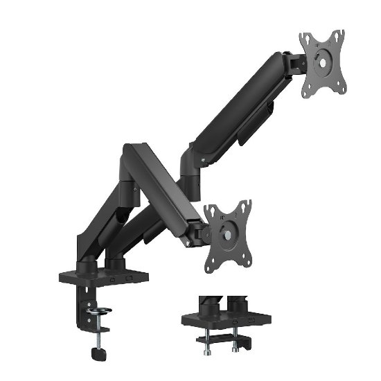 Nosilec za monitor BIT FORCE BRACKET DMA-32-2M, namizni, do 32", za 2 monitorja, črn