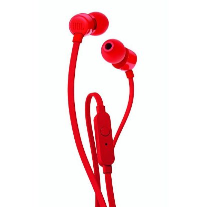 Slušalke JBL Tune 110, in-ear, rdeče