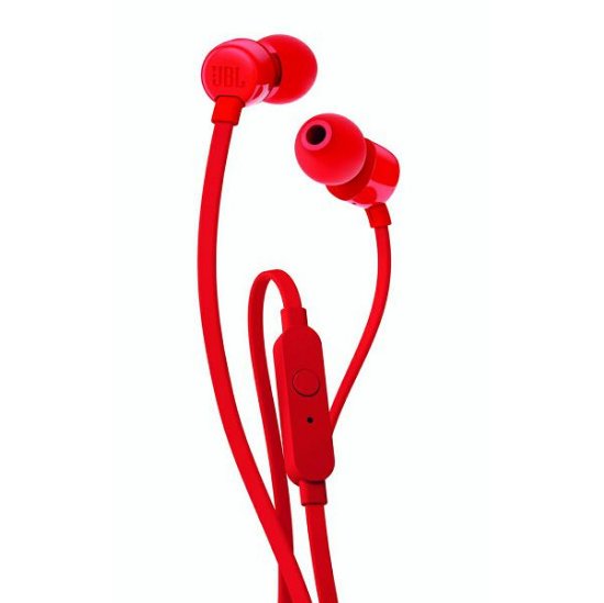 Slušalke JBL Tune 110, in-ear, rdeče