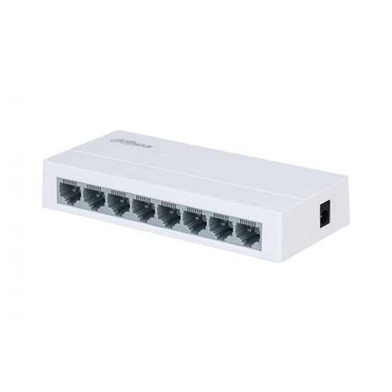 Preklopnik DAHUA PFS3008-8ET-L-V2, 10/100 Mbps, 8-portni