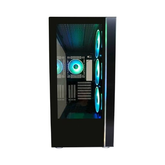 Ohišje LC POWER LC-808B-ON Skylla X, MIDI, ATX, window, črno, bez napajalnika