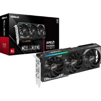 Grafična kartica ASROCK Radeon RX 9070 Challenger, 16GB GDDR6