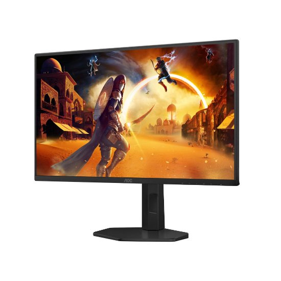 Igralni monitor 24,5" AOC 25G4SXU, FHD, IPS, 180Hz, 1ms, 400cd/m2, G-Sync, FreeSync, pivot, črn