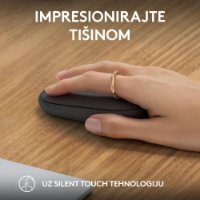 Miška LOGITECH M350s Pebble 2, optična, BT, črna