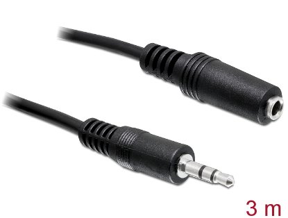 Kabel DELOCK, audio, 3.5mm (M) na 3.5mm (Ž), produžni, 3m