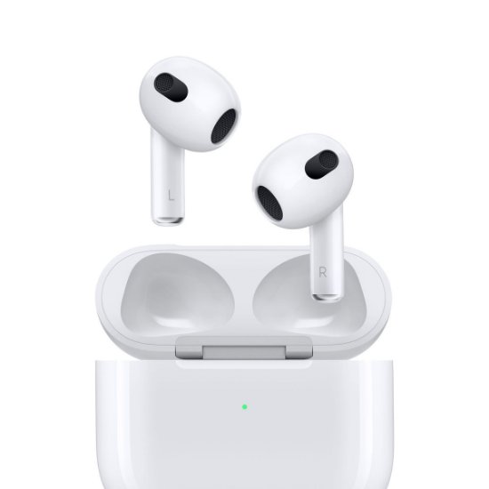 slušalke APPLE Airpods 3, kutijica za punjenje, in-ear, mikrofon, bele