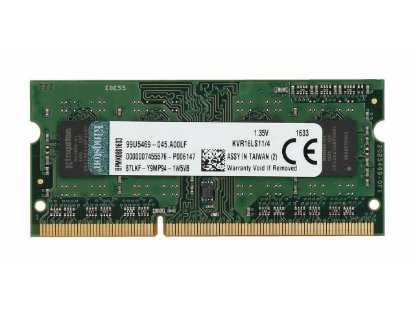 RAM pomnilnik SO-DIMM PC-12800, 4 GB KINGSTON KVR16LS11/4, DDR3L 1600MHz