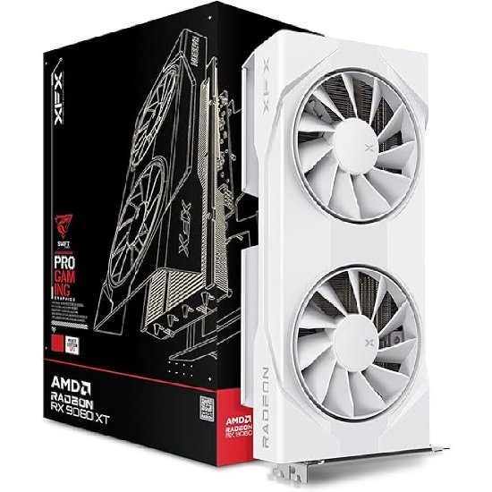 Grafična kartica XFX Radeon RX 9060 XT White Gaming OC, 8GB GDDR6