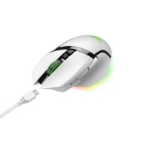 Miška RAZER Basilisk V# Pro, optični, 30000dpi, brezžična, USB, bela