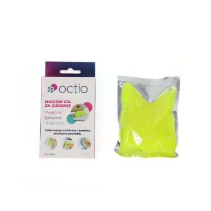 Čistilno sredstvo OCTIO S08, gel, 80 g, za tipkovnice
