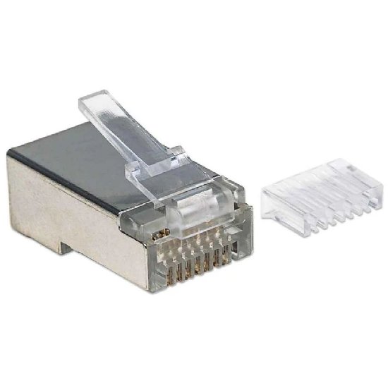 STP konektor INTELLINET CAT6 RJ45, modularni, trojni zobčasti terminal, 90 kosov