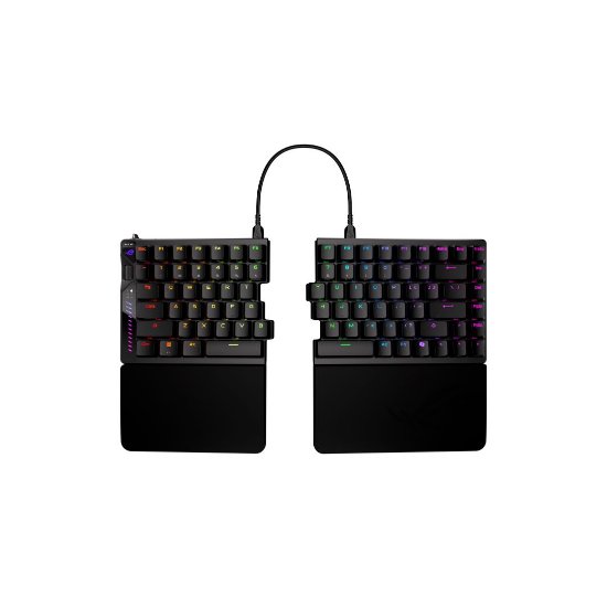 Tipkovnica ASUS ROG Falcata, RGB, mehanska, brezžična, US Layout, črna