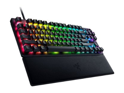 Tipkovnica RAZER Huntsman V3 Pro Tenkeyless, Analog Switch, RGB, HR/US postavitev, USB, črna