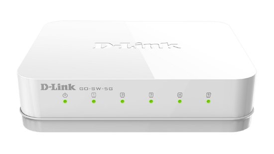 Stikalo D-LINK GO-SW-5G, gigabitno stikalo, 10/100/1000 Mbps, 5 priključkov