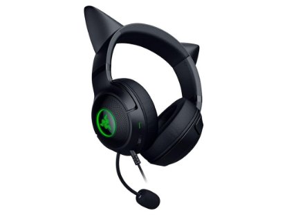 slušalke RAZER Kraken Kitty V2, USB, črne