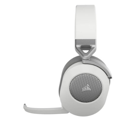 slušalke CORSAIR HS65 Wireless, brezžične, mikrofon, bele