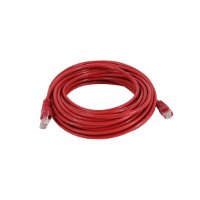 Kabel OCTIO patch CAT5e U/UTP, rdeč, 10m