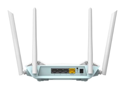 Router D-LINK R15 Eagle Pro Smart AX1500, 1x WAN, 3x Gigabit LAN, 4 antene, brezžični, beli
