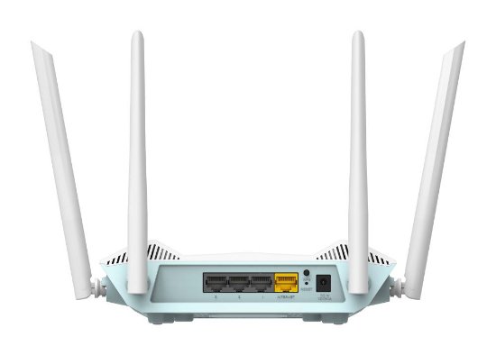 Router D-LINK R15 Eagle Pro Smart AX1500, 1x WAN, 3x Gigabit LAN, 4 antene, brezžični, beli