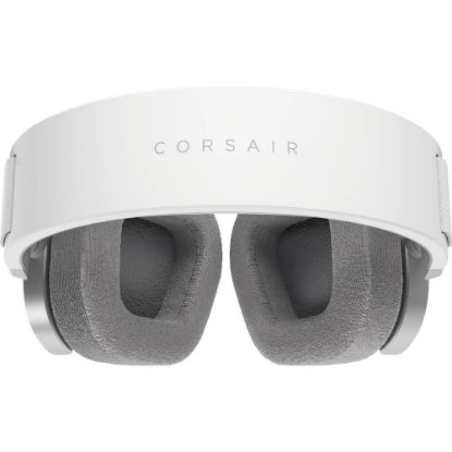 slušalke CORSAIR HS80 Max Wireless, brezžične, mikrofon, bele
