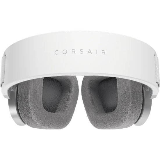 slušalke CORSAIR HS80 Max Wireless, brezžične, mikrofon, bele