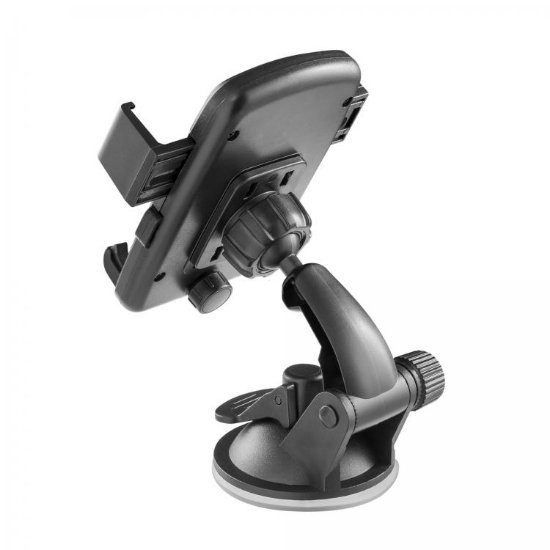 Nosilec za pametni telefon SBOX PS-11, za avto, vjetrobranski, črni