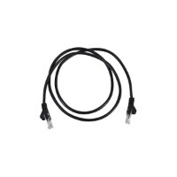 Kabel OCTIO patch CAT5e U/UTP, črn, 1m