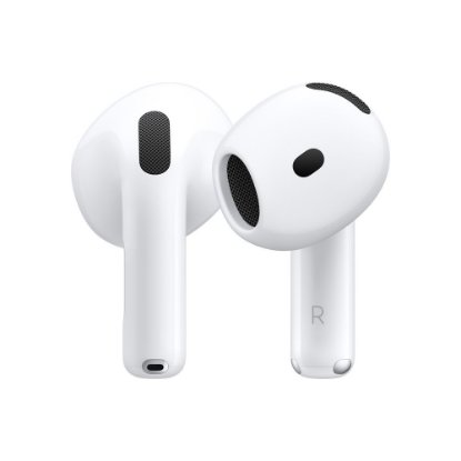 slušalke APPLE Airpods 4, USB-C, kutijica za punjenje, in-ear, mikrofon, bele