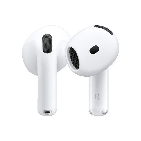slušalke APPLE Airpods 4, USB-C, kutijica za punjenje, in-ear, mikrofon, bele