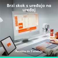 Tipkovnica + miška LOGITECH POP Icon Combo, brezžična, US Layout, BT, rozo-bela