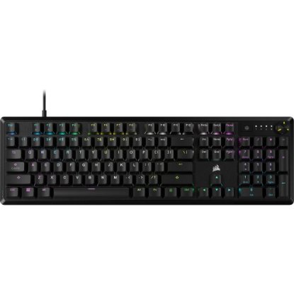 Tipkovnica CORSAIR K70 RGB Core, mehanska, MLX Red linearni stikalo, ameriška postavitev, USB, črna