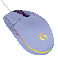 Miška LOGITECH Gaming G102 Lightsync, optična, 8000dpi, lilac, USB