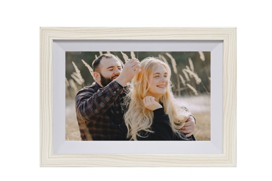 Digitalni okvir za fotografije YIO18C -10.1WC, 10.1" zaslon, WiFi, lesen