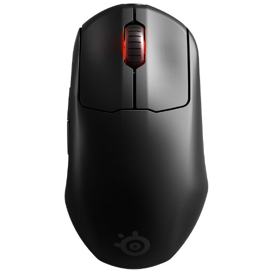 Miška STEELSERIES Prime Wireless Gaming Mouse, brezžična, optična, RGB, 18000 CPI, mat črna, USB
