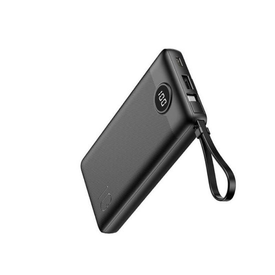 Mobilni USB polnilec VEGER C10, 10000 mAh, črni