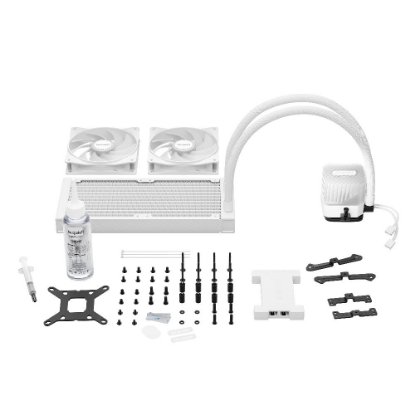 Vodno hlajenje BE QUIET Light Loop 240mm, ARGB, CPU hlađenje, za Intel i AMD, belo