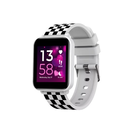 Otroška pametna ura CANYON Joyce KW-43 – pametna obvestila, igre, bela + slušalke Canyon TWS-5