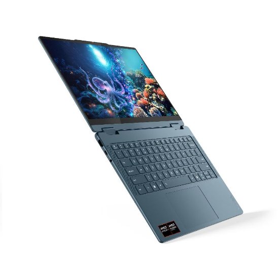 Prenosnik LENOVO Yoga 7 2-u-1 83JR0020SC / Ryzen AI 7 350, 32 GB, 1 TB SSD, AMD Radeon grafika, 14” 2,8K 120 Hz OLED zaslon na dotik, Windows 11, modri.