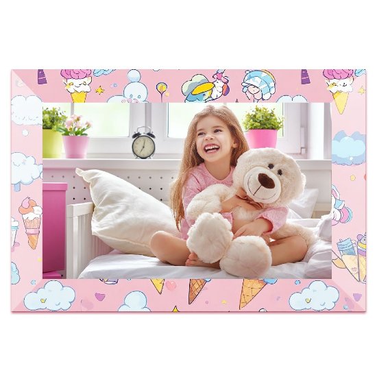 Digitalni okvir za fotografije YIO18A -10.1P, 10.1" zaslon, WiFi, roza z poletnim motivom