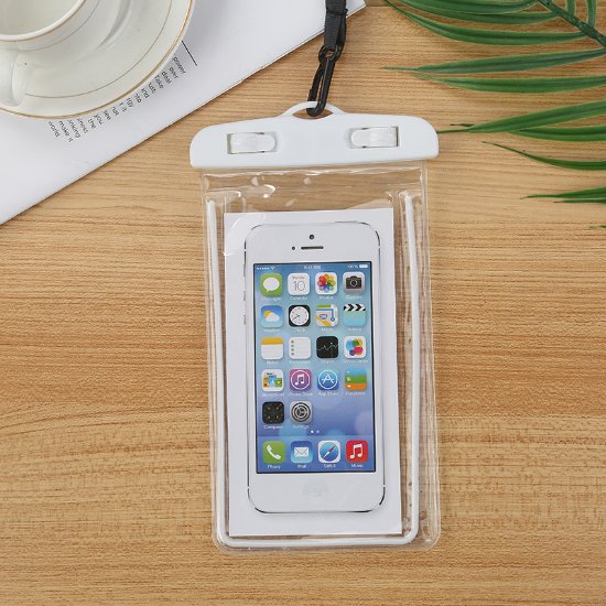 Torbica za smartphone, do 6,7", univerzalna, vodonepropusna, bijela